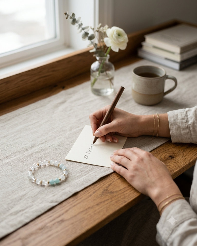 Writing an intention for a new chapter