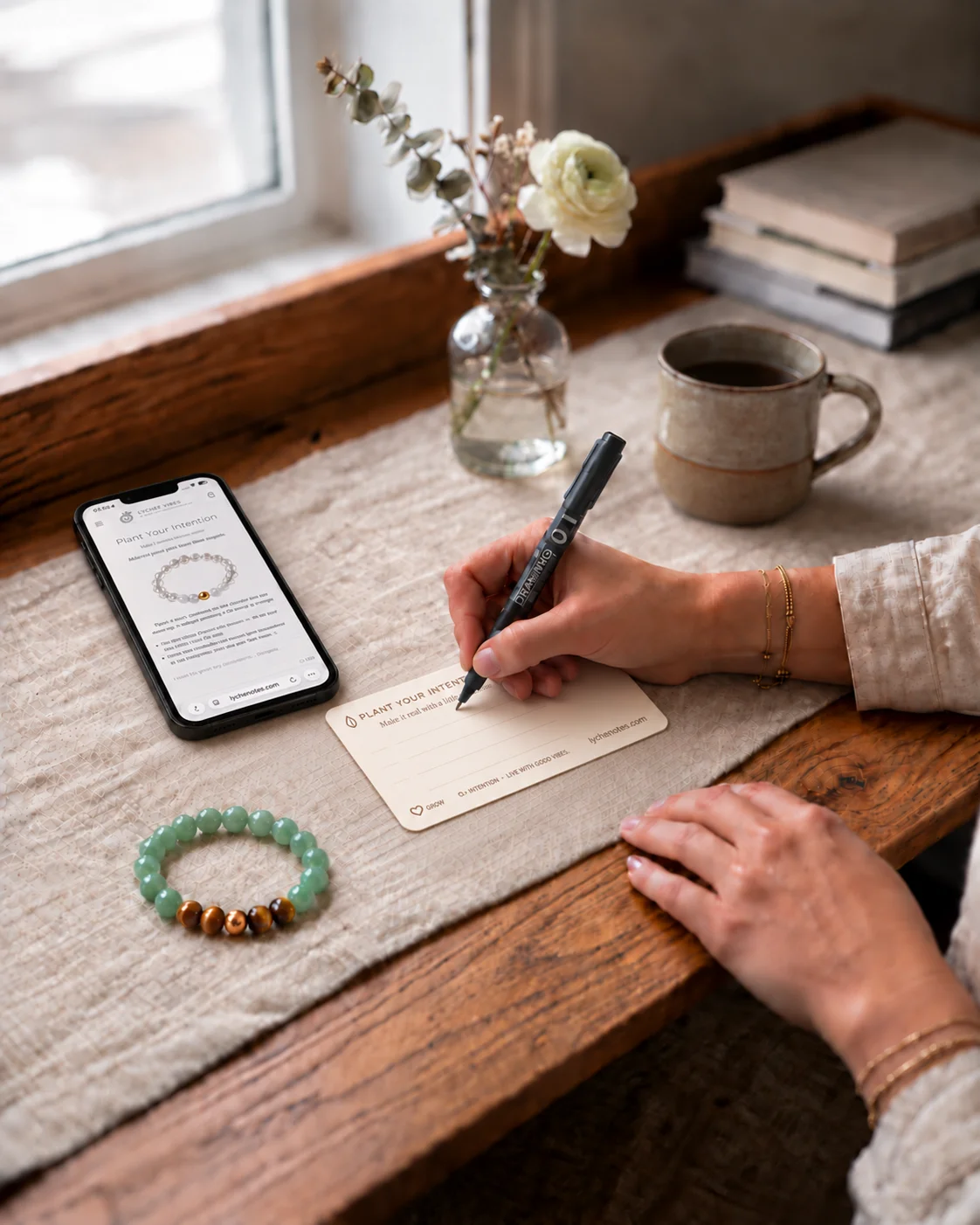 Writing an intention for a new chapter